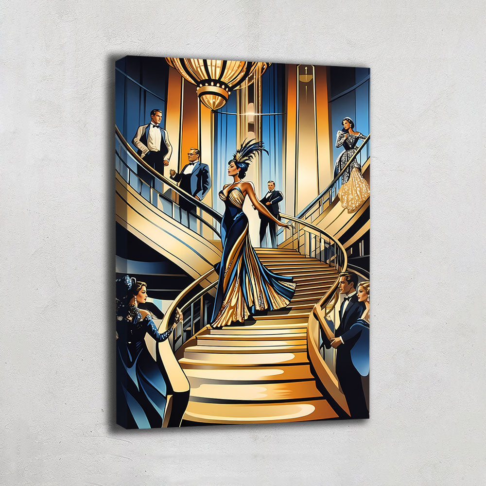 TABLEAU ART DECO VINTAGE