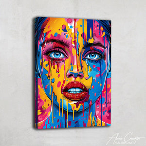 Tableau Portrait Femme Moderne