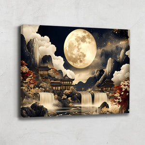 TABLEAU PAYSAGE LUNE