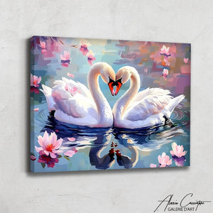 Tableau Romantique Oiseau