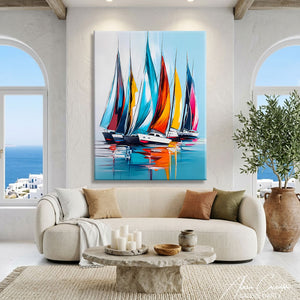 TABLEAU BATEAUX MODERNE