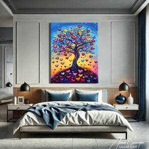 Peinture arbre moderne