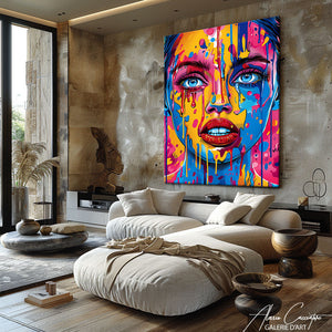 TABLEAU PORTRAIT FEMME MODERNE Alessio Cacciatore