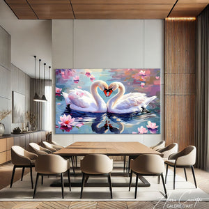 Tableau Romantique Oiseau