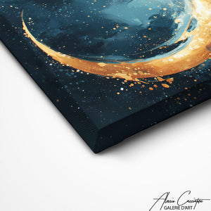 TABLEAU CROISSANT DE LUNE ABSTRAIT AlessioCacciatore