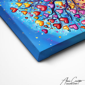 TABLEAU ARBRE DE VIE COEURS Alessio Cacciatore