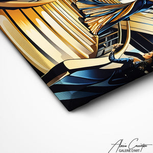 TABLEAU ART DECO VINTAGE Alessio Cacciatore