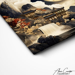 TABLEAU PAYSAGE LUNE Alessio Cacciatore