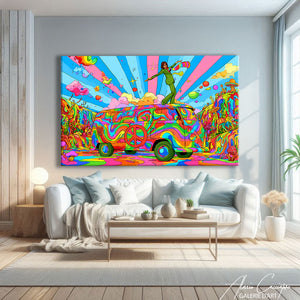 Peinture Hippie Moderne