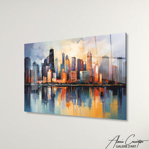 TABLEAU CHICAGO COLORÉ Alessio Cacciatore