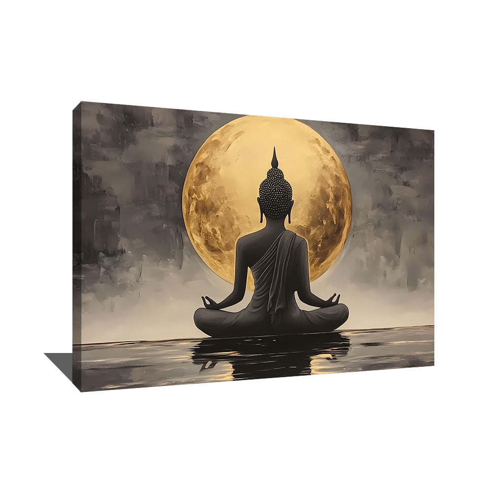 TABLEAU LUNE BOUDDHA