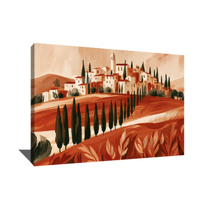 Tableau Terracotta Paysage