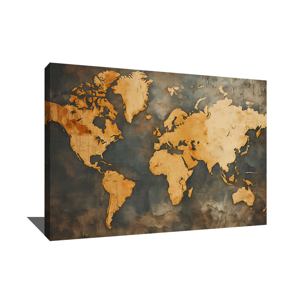 tableau carte du monde