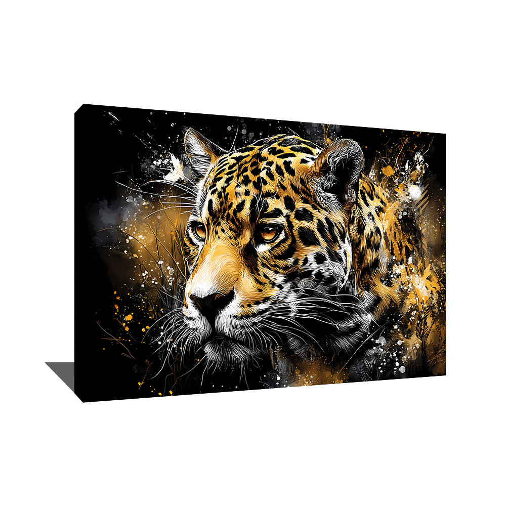 TABLEAU LÉOPARD DÉCO