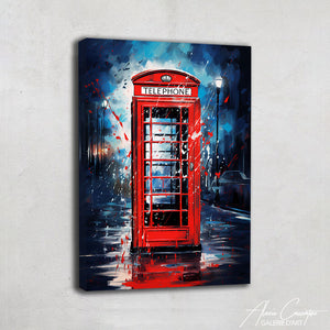 tableau cabine téléphonique londres