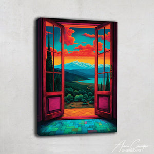 Peinture Fenêtre Ouverte