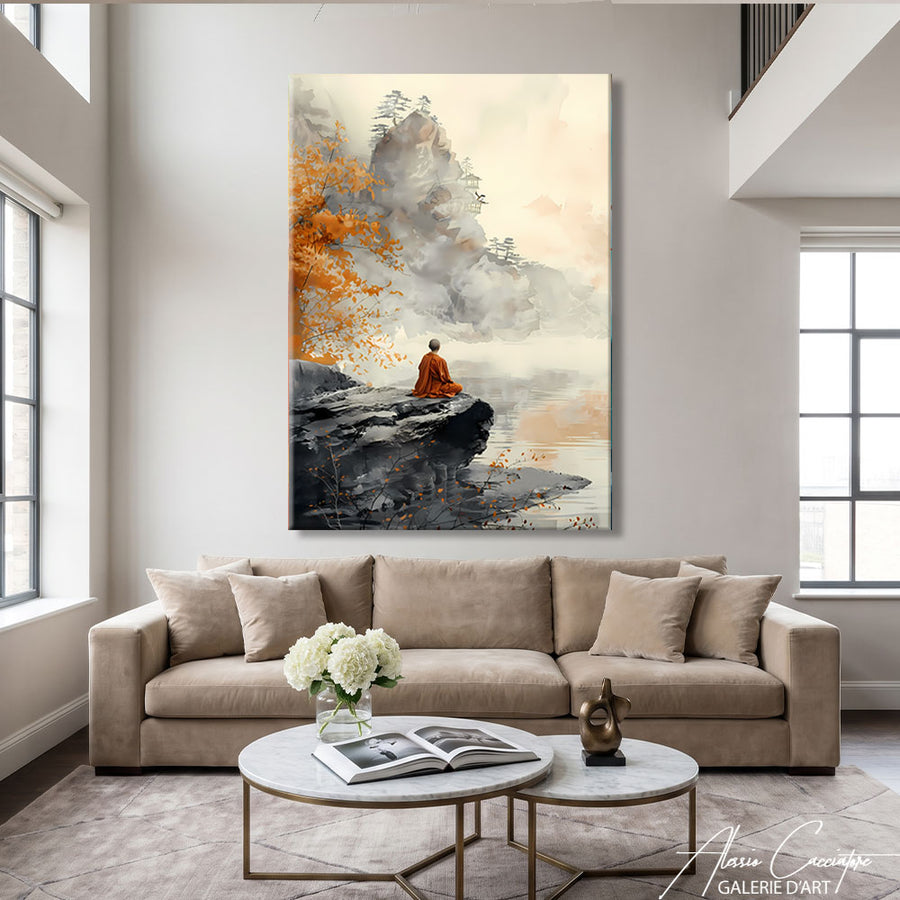 TABLEAU VERTICAL ZEN – mise en situation