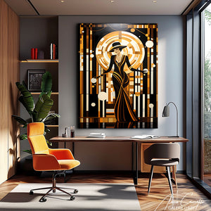 grand tableau art deco