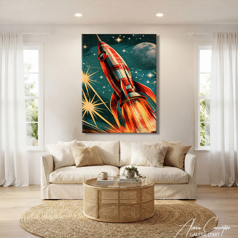 Peinture Fusée