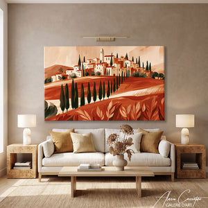 Peinture Terracotta Paysage