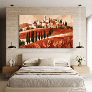 Toile Terracotta Paysage