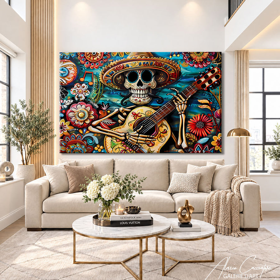 Tête de Mort Peinture – mise en situation