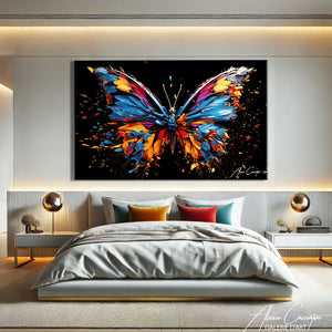 tableau papillon moderne