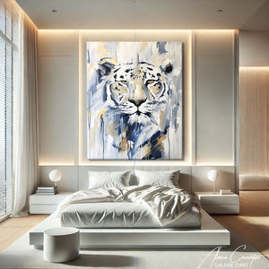 tableau tigre moderne