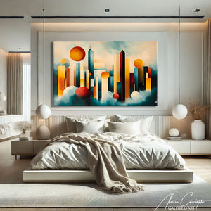 Tableau art abstrait moderne