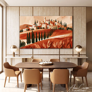 Affiche Terracotta Paysage