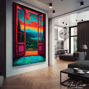 Peinture Fenêtre Ouverte