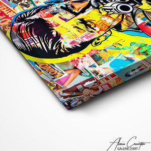 TABLEAU STREET ART ESPION Alessio Cacciatore