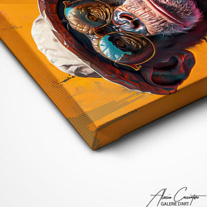 TABLEAU AVEC SINGE AlessioCacciatore