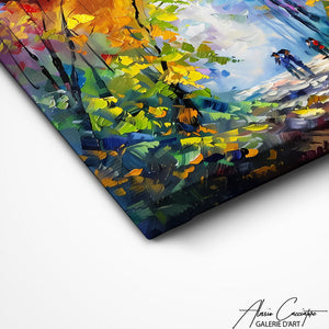 TABLEAU PAYSAGE FORÊT Alessio Cacciatore