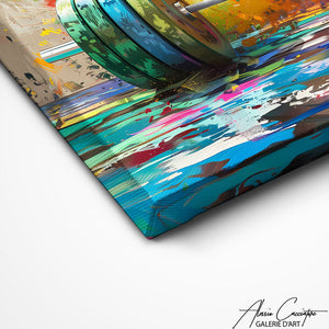 TABLEAU CONTEMPORAIN MUSCULATION Alessio Cacciatore