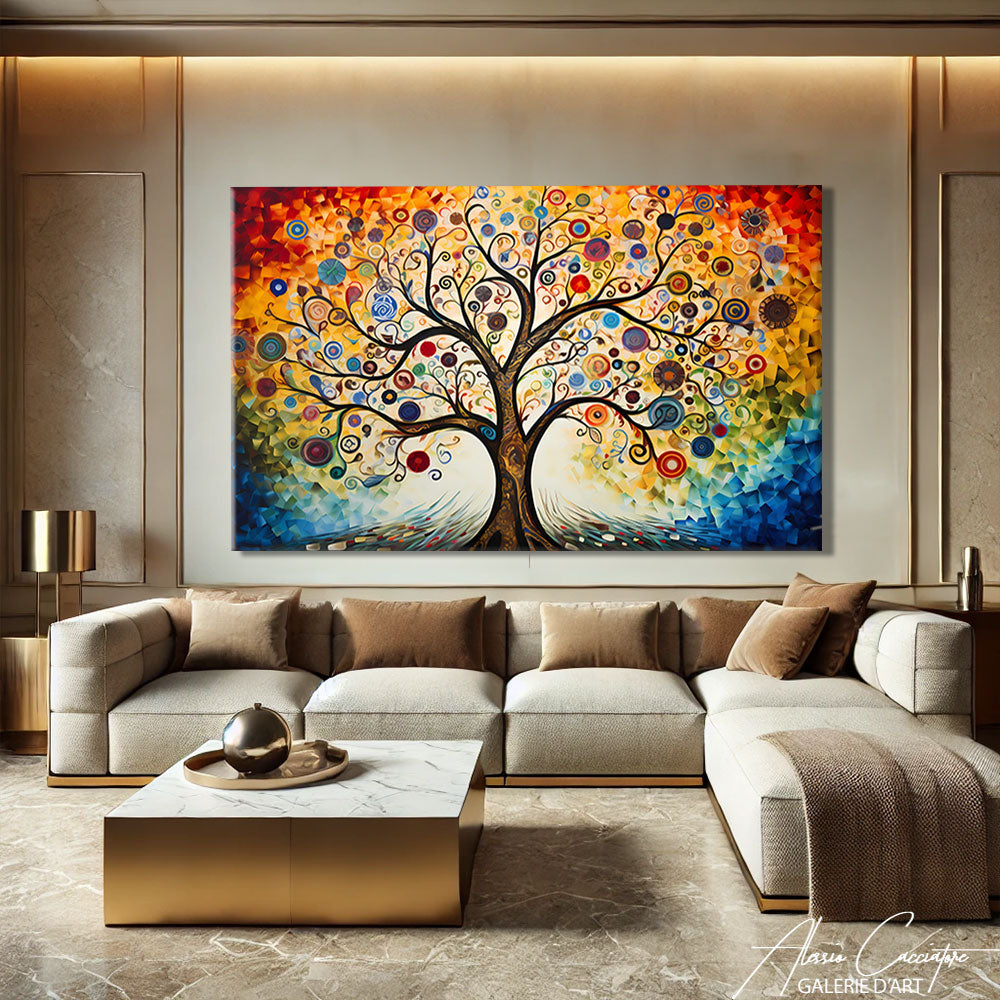 tableau arbre de vie moderne