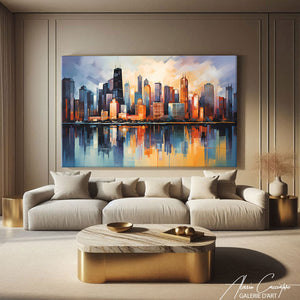 TABLEAU CHICAGO COLORÉ Alessio Cacciatore