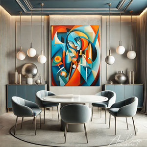 Tableau Cubiste Moderne