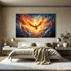 Tableau Oiseau de Feu