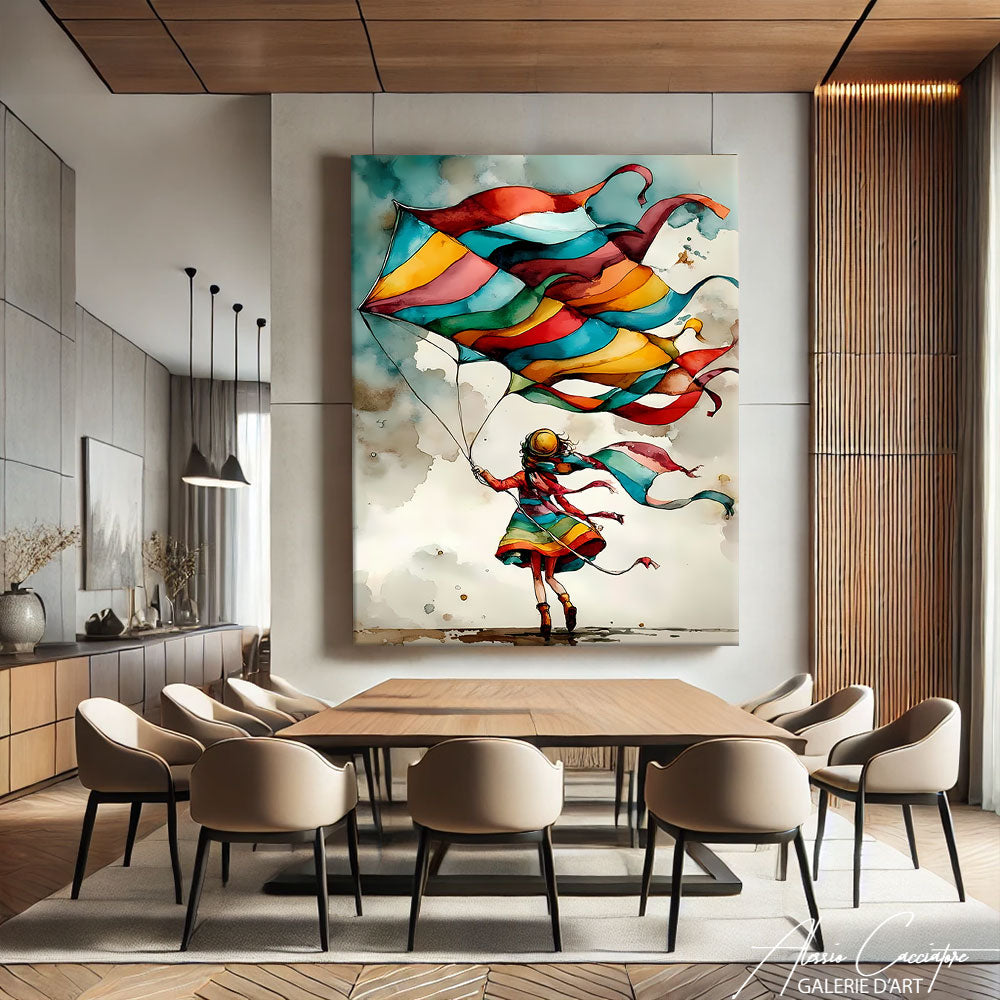Tableau Cerf Volant