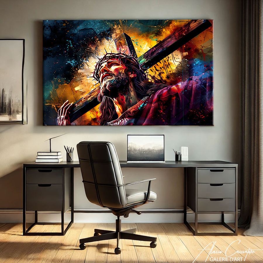 Peinture de Jésus – mise en situation