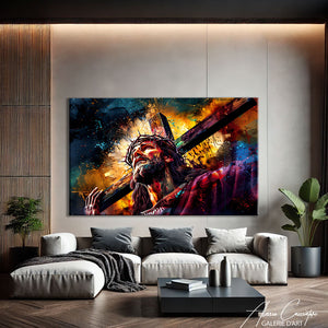 Portrait Jésus Peinture