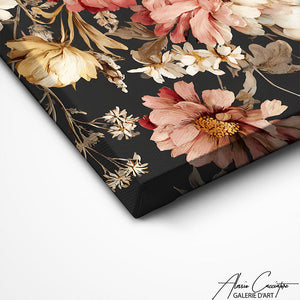 TABLEAU ANCIEN FLEURS Alessio Cacciatore