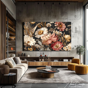 Tableau Ancien Fleurs