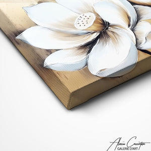 TABLEAU FLEURS DE LOTUS Alessio Cacciatore