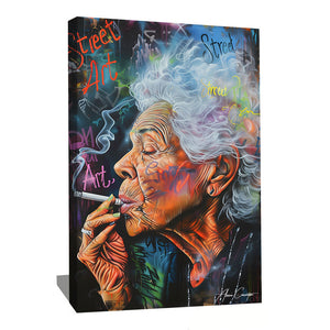 TABLEAU STREET ART CIGARETTE Alessio Cacciatore