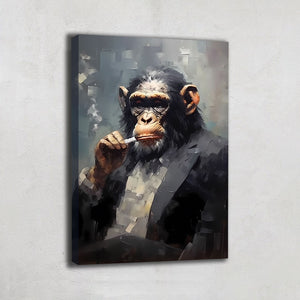 TABLEAU SINGE CIGARE