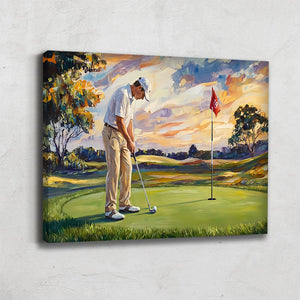 Peinture Golfeur
