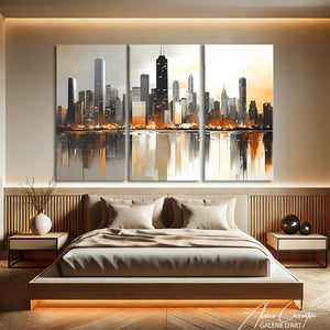 Tableau Triptyque Moderne