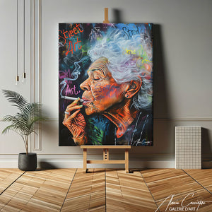 TABLEAU STREET ART CIGARETTE Alessio Cacciatore